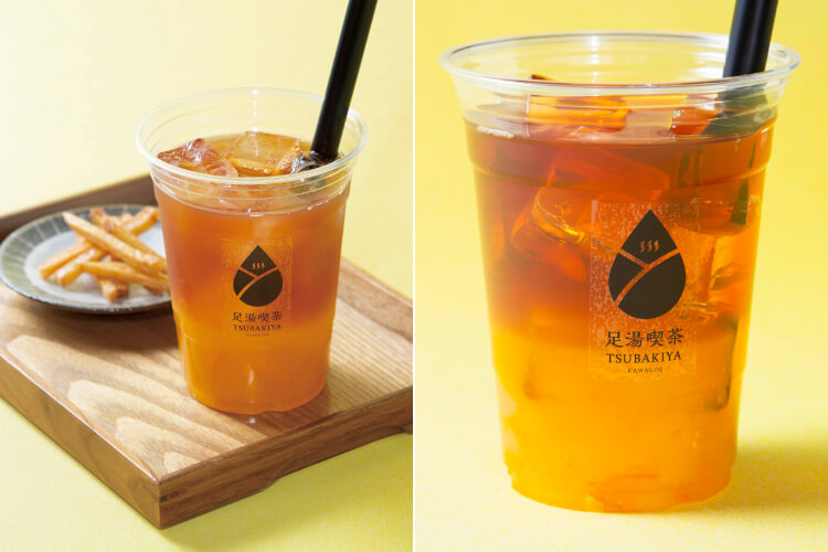 生わらび餅ドリンク 果実入り和紅茶～国産みかん～