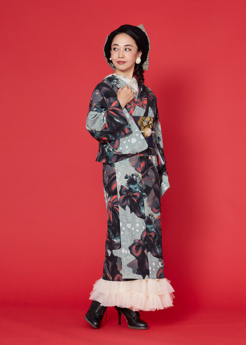 チュール×ブーティで叶える大人かわいいコーデ