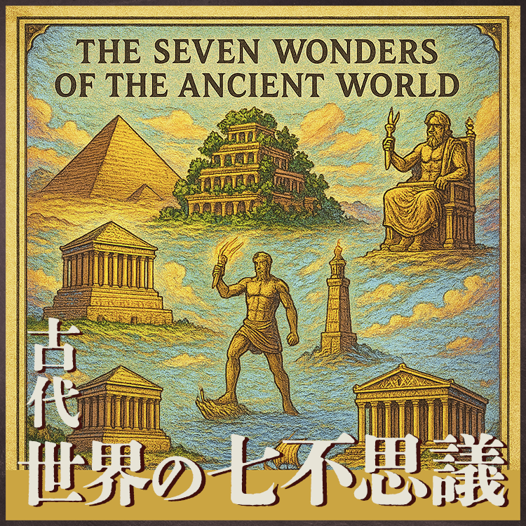 古代世界の七不思議とは？ギザのピラミッドをはじめ神秘的な歴史の旅へお連れします♪【まとめ一覧あり】